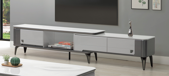 溫格斯6.2尺石面伸縮長櫃